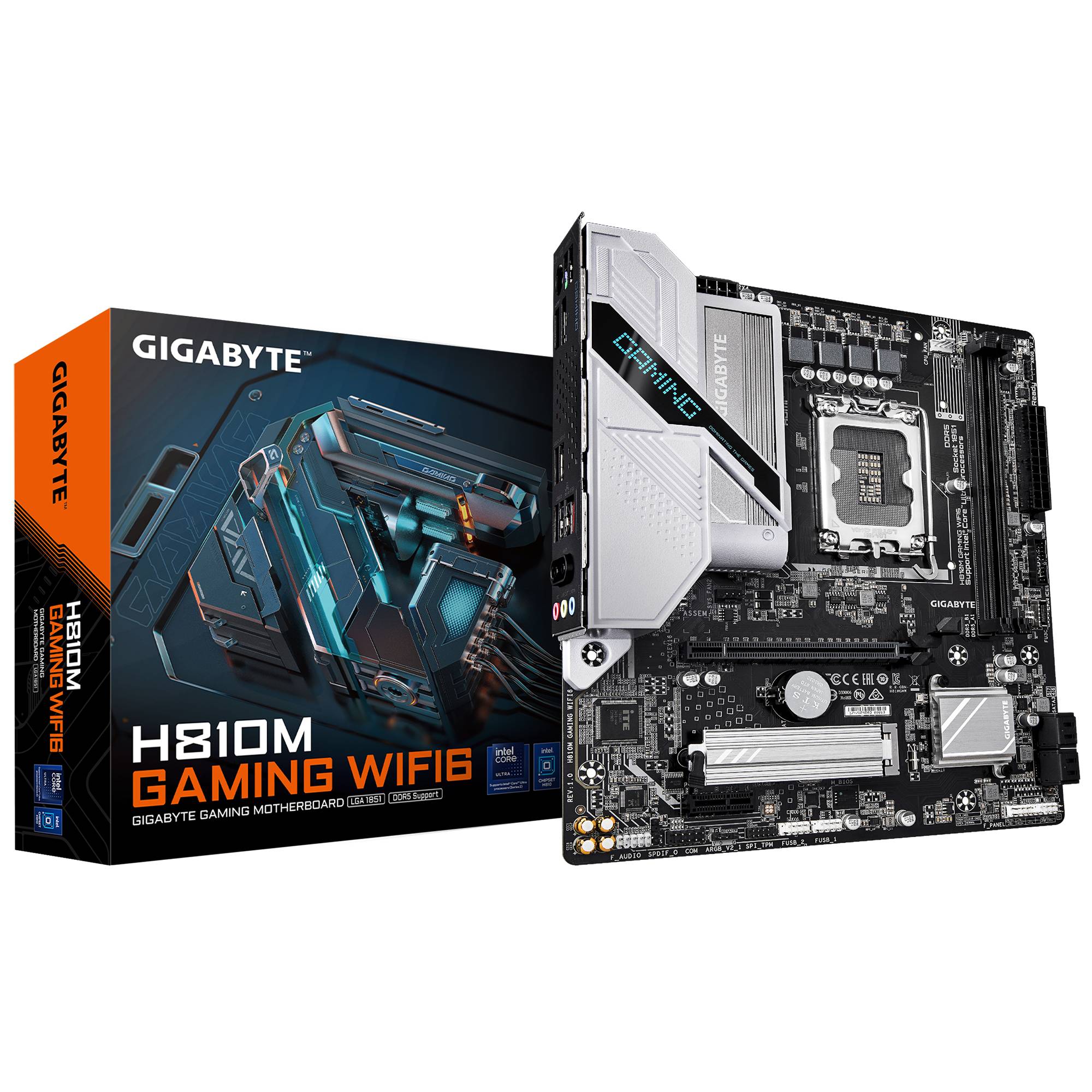 Gigabyte H810M Gaming WIFI6 (H810,S1851,mATX,DDR5)-0