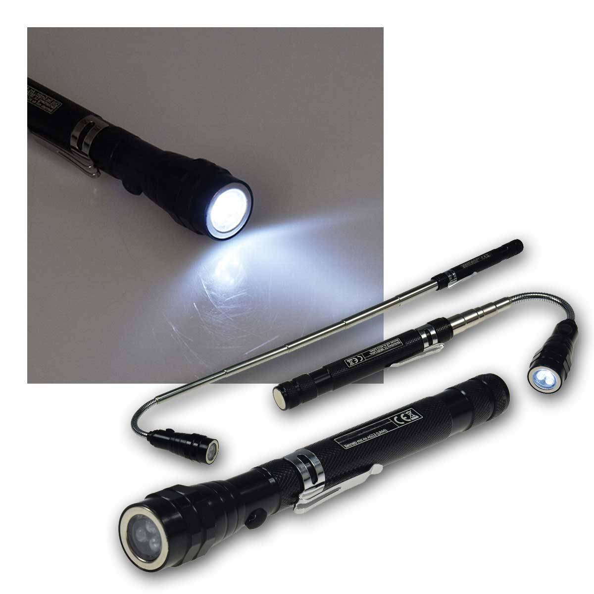 ChiliTec - Teleskop Pick-Up Werkzeug mit LED, Schwanenhals-0