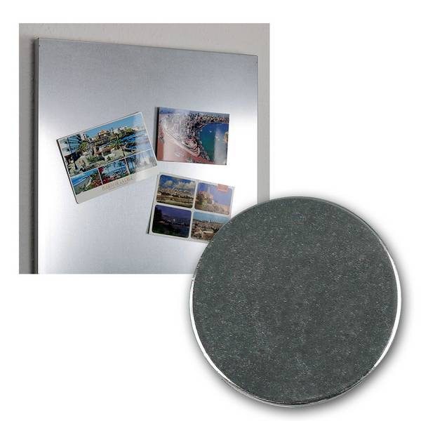 BLANKO - Neodymiummagnet-Set 5 Stück 19x1,5mm mit Klebeseit
