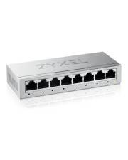 ZyXEL GS-100 series GS-108B Version 5 Switch unmanaged 8 x 10/100/1000 Desktop wandmontierbar-0