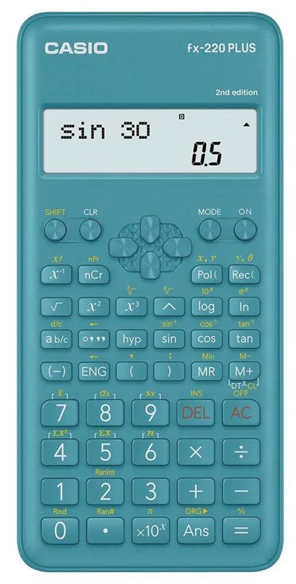 Calculator Fx-220PLUS-2 Blue 12 DIGIT Display