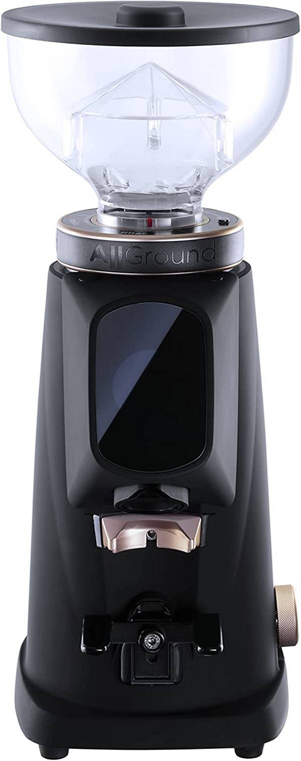 Fiorenzato AllGround Kaffeemühle Vantaschwarz Matt Rosegold, Titan Mahlwerk