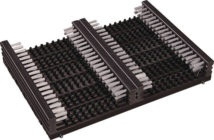 Fußmatte schwarz 100% PP L290xB390xS55mm-0