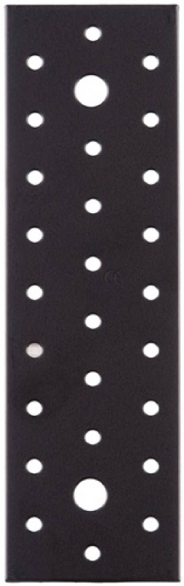 Lochplatte H200xB60xS2mm STA roh,verzinkt,schwarz ku.-besch.GAH