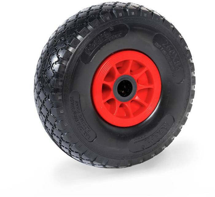 Polyurethanreifen 70602 D.260mm Trgf.150kg PU-Bereifung,Ku.-Felge PU Block FETRA-0