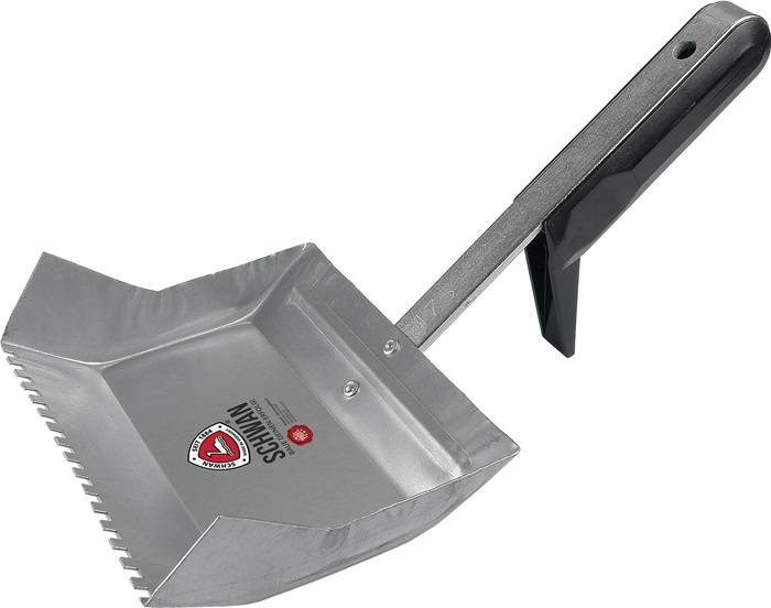 Kleberverteilerkelle B.240mm verz.Spezialstahl 1,0mm SCHWAN-0
