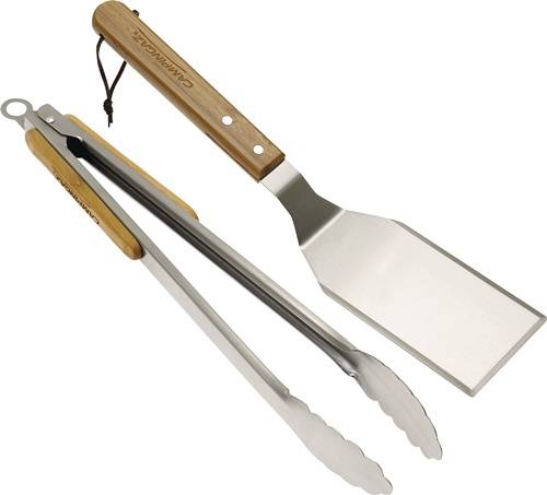Grillbesteck Duo Spatel:36 cm,Zange:39cm 2-teilig:Spatel u.Zange Farbkarton m.FT-0