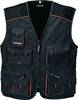 Weste Gr.50 dunkelgrau/schwarz/orange TERRATREND
