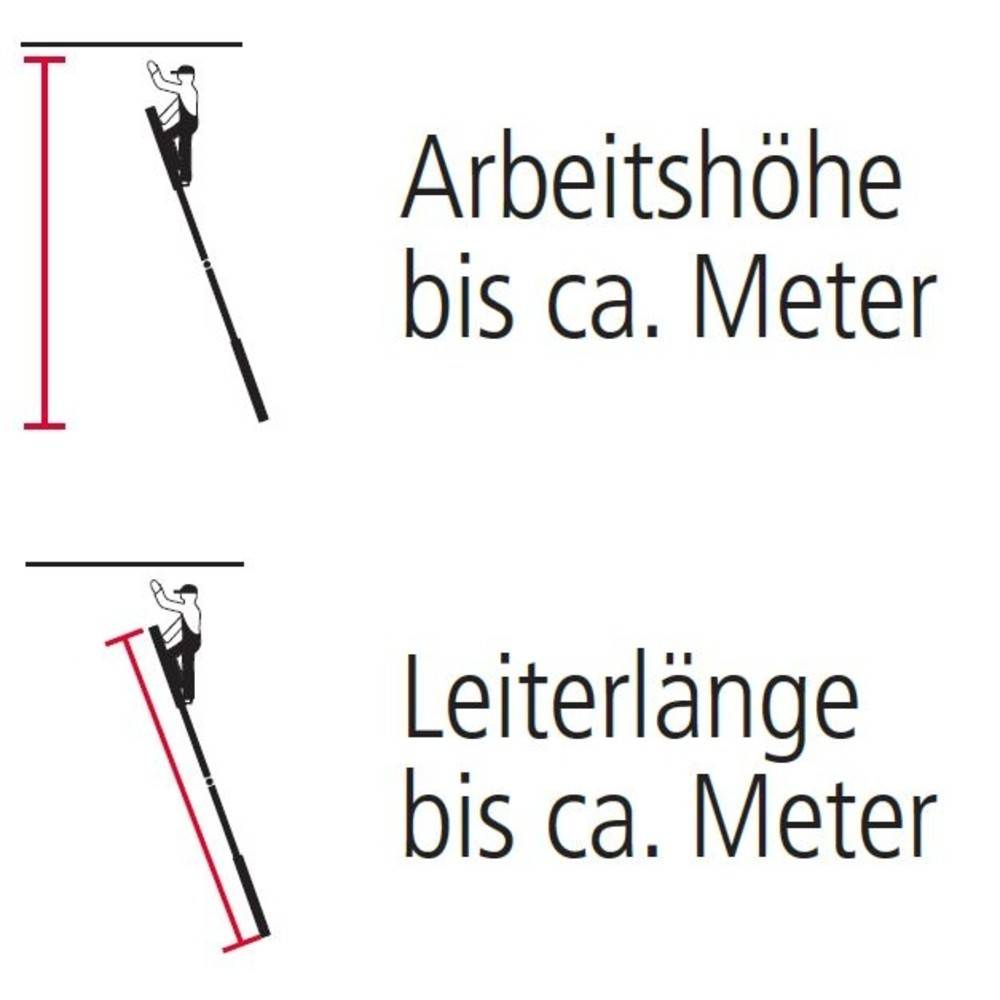 KRAUSE® STABILO Gelenk-Teleskopleiter mit 4 integrierten Holmverlänger-2