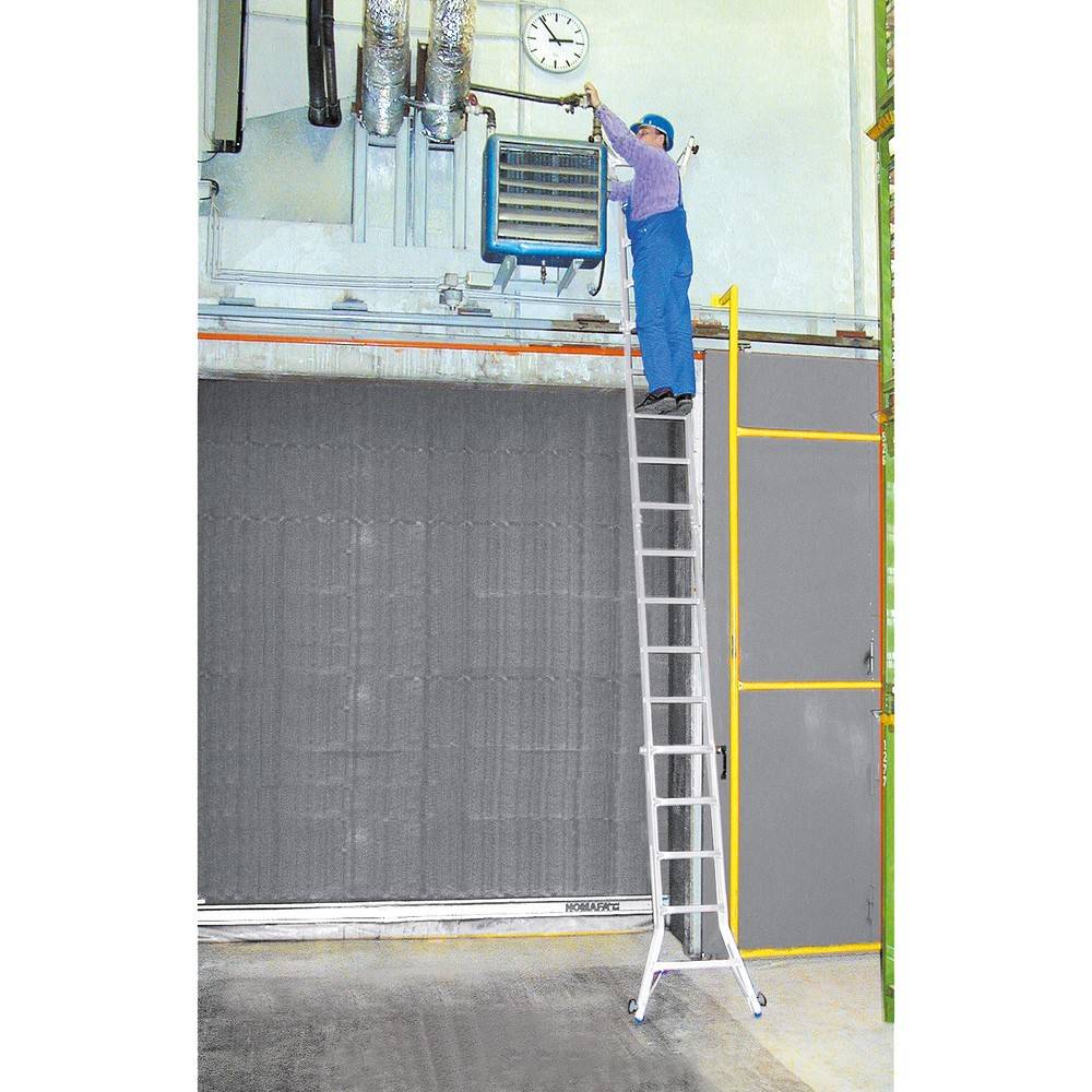 KRAUSE® STABILO Gelenk-Teleskopleiter mit 4 integrierten Holmverlänger-3