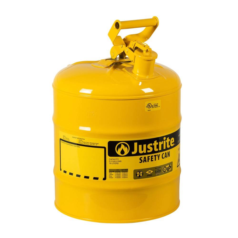 Sicherheitsbehälter Typ I Schwenkgriff Kapazität 19,0 Liter, gelb-1