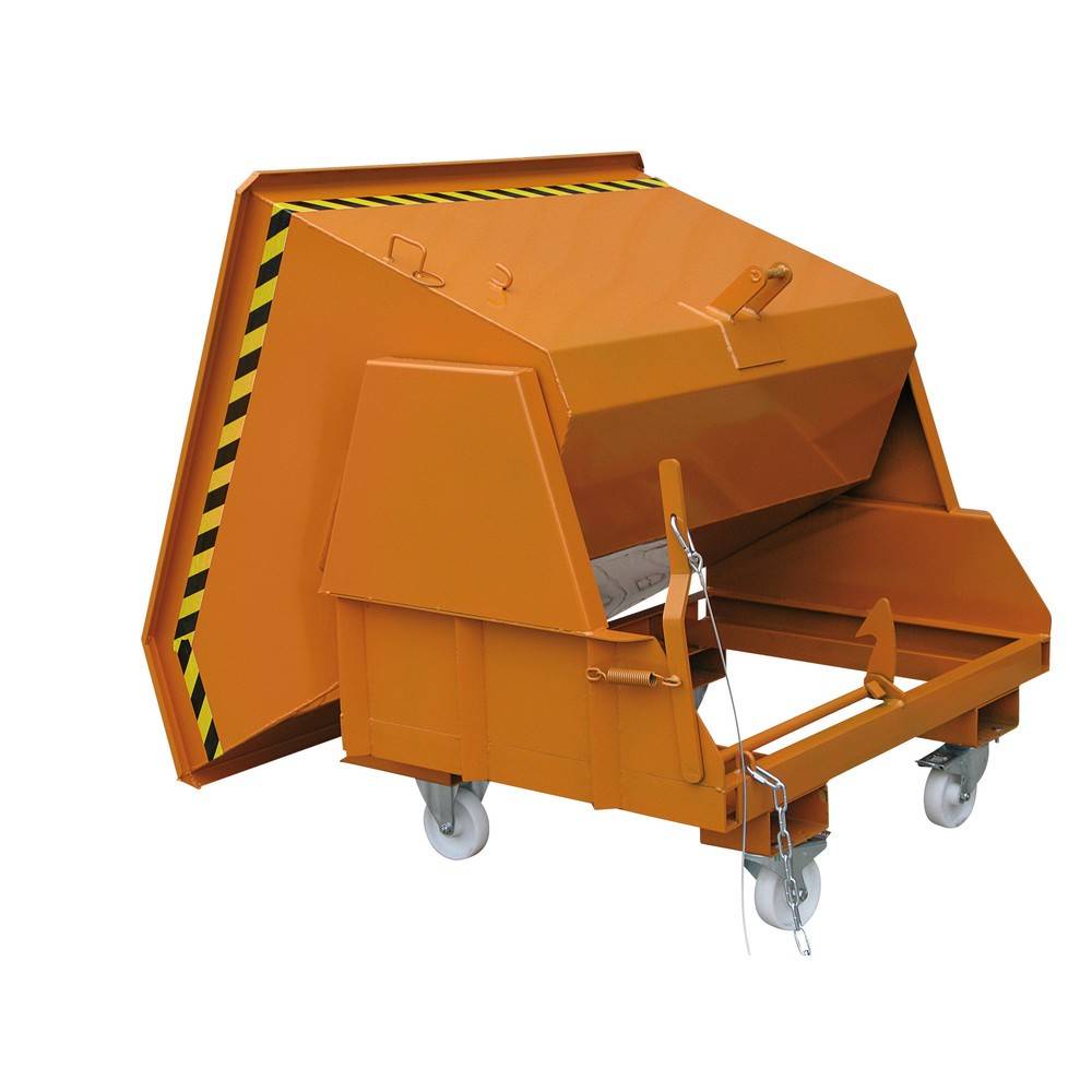 Eichinger® Kippbehälter mit geschützten Abrollkufen, 1000 kg, 750 Lite-4