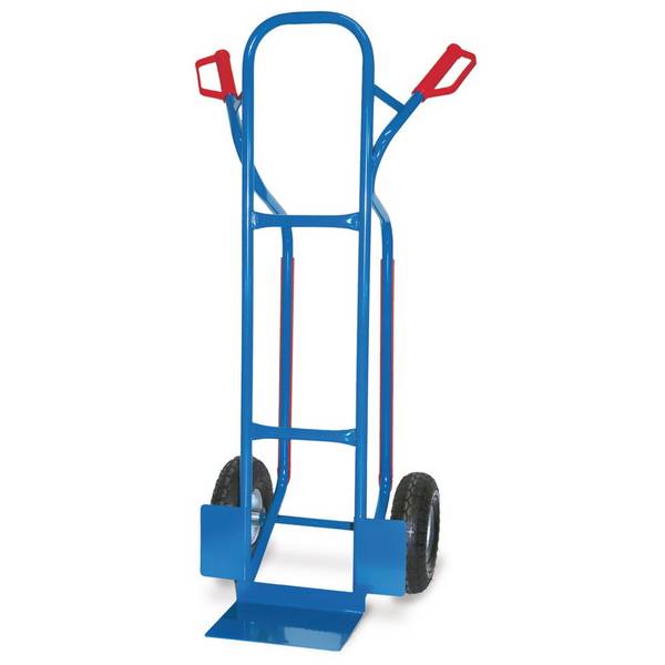 Stahlrohr-Karre, Tragkraft 250 kg, Schaufel BxT 270 x 200 mm, mit Kufe