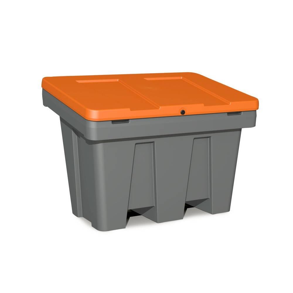 Streugutbehälter GB 300, grau/orange, 300 Liter-0