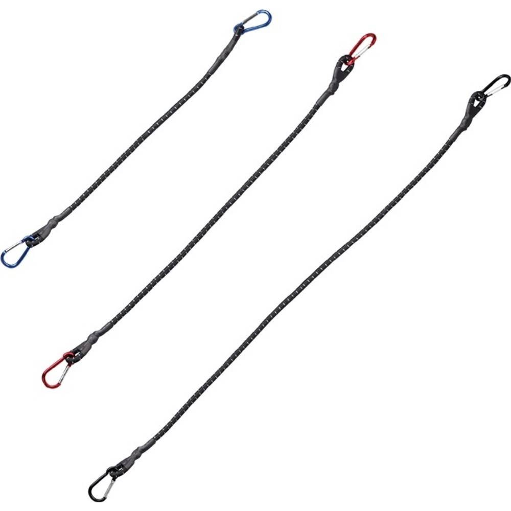 Gepäckspannerset 3-tlg.L.60,80,100cm m.Karab.h.UNITEC-1