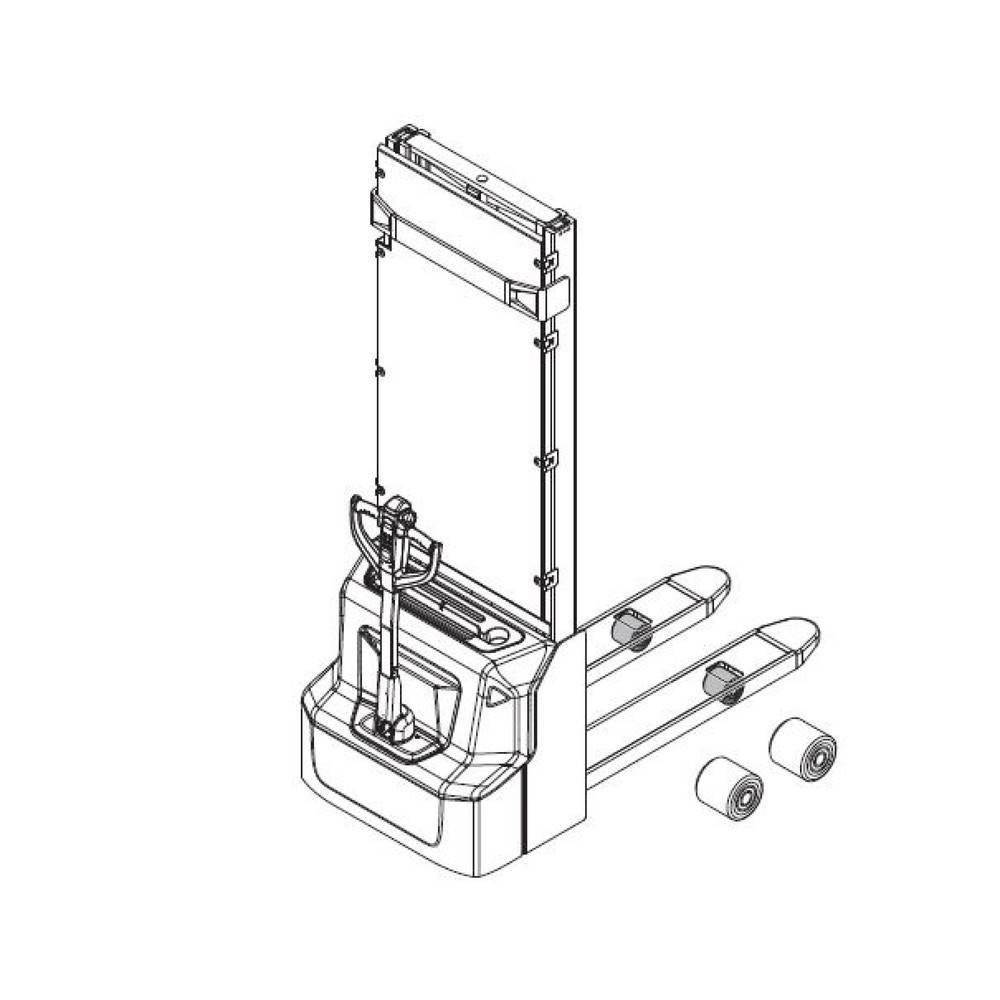Self-Service-Kit für Elektro-Hochhubwagen Ameise® PSE 1.2 - Lastrollen-2