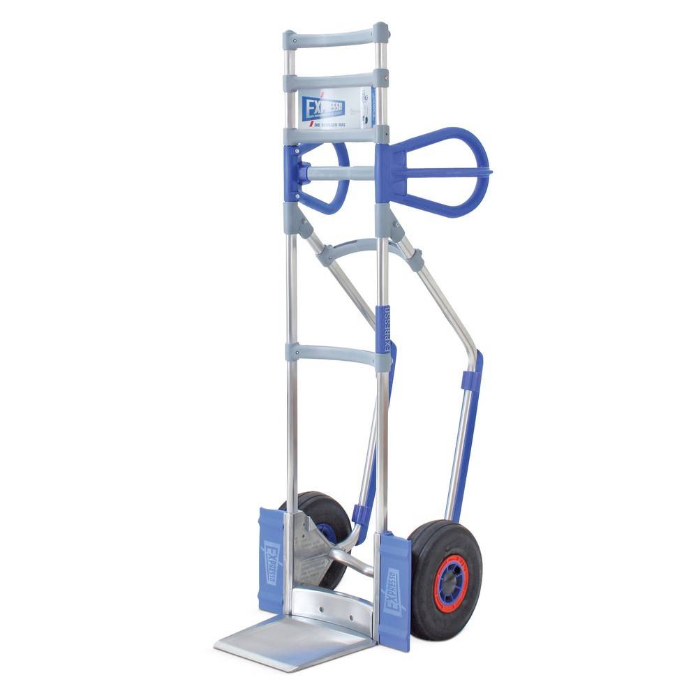 EXPRESSO Stapelkarre aus Aluminium, Tragkraft 300 kg, Schaufel BxT 245-0