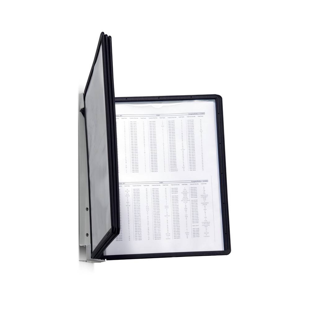 Sichttafel-System mit 5 Tafeln, schwarz-0