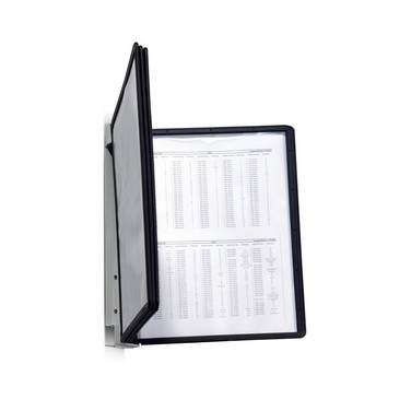 Sichttafel-System mit 5 Tafeln, schwarz