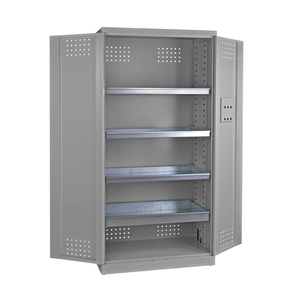 HEMMDAL Pflanzenschutzmittel- und Chemikalienschrank mit 4 Auffangwann-3