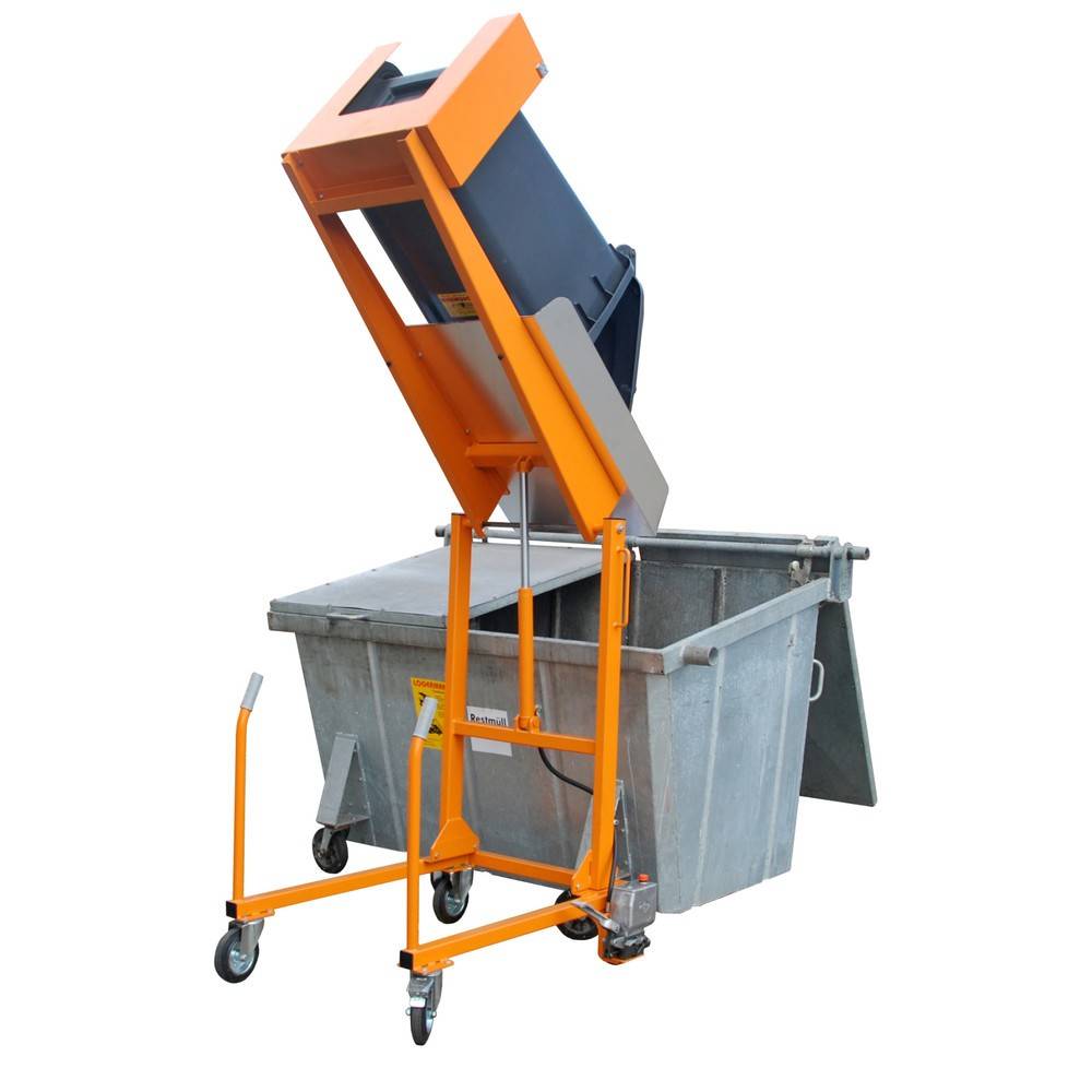 Bauer® Mülltonnen-Kippstation MKS, Fußpumpe-2