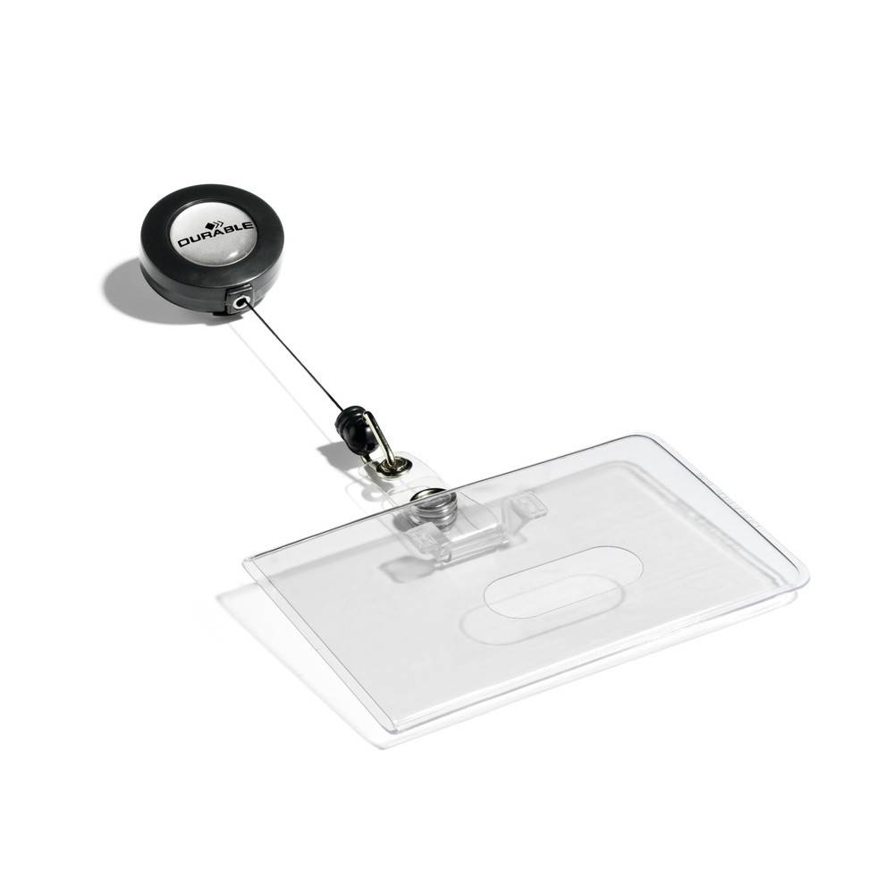 DURABLE AUSWEISHÜLLE QUERFORMAT MIT JOJO FÜR 1 BETRIEBS-/ SICHERHEITSA-4
