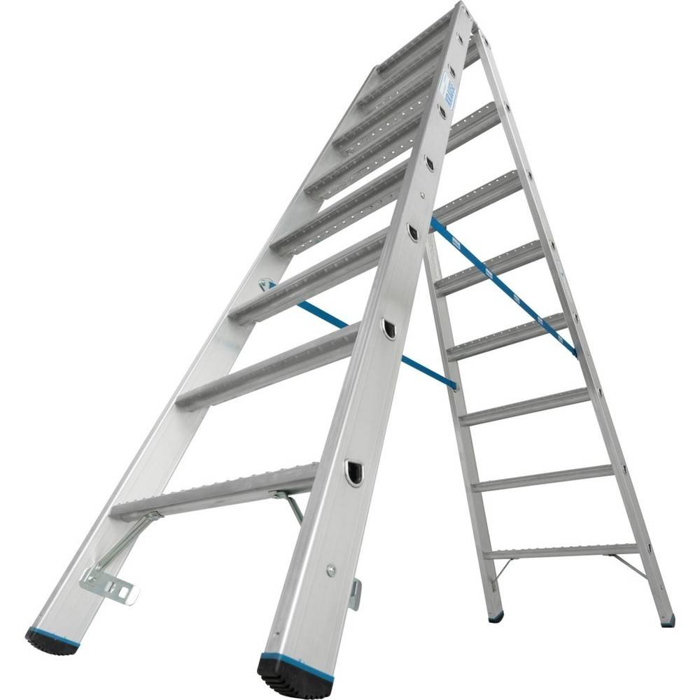 STABILO Doppelleiter 2x8 Stufen R13-2