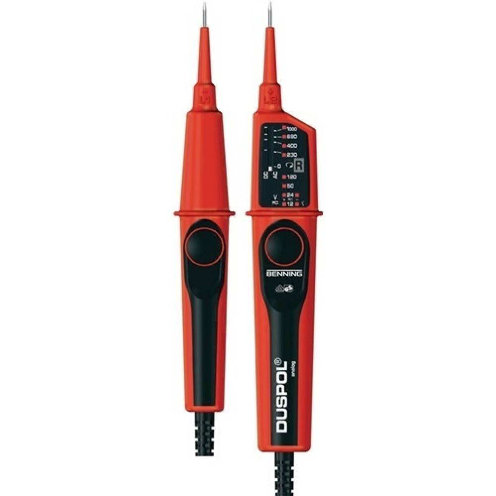 Spannungsprüfer 12-1000 V AC/DC 2polig Last zuschaltbar DUSPOL analog-0