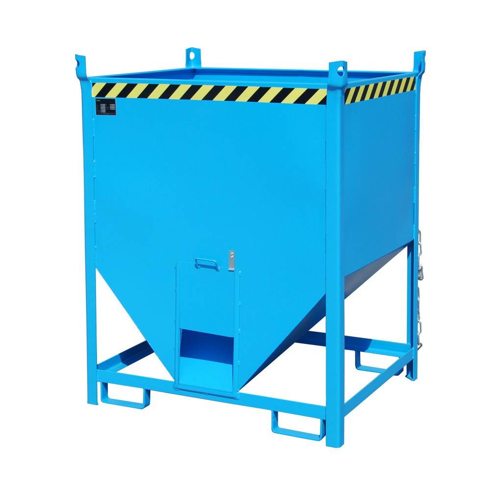 Bauer® Silobehälter mit Schiebeverschluss, lackiert, Volumen 1 m³-0