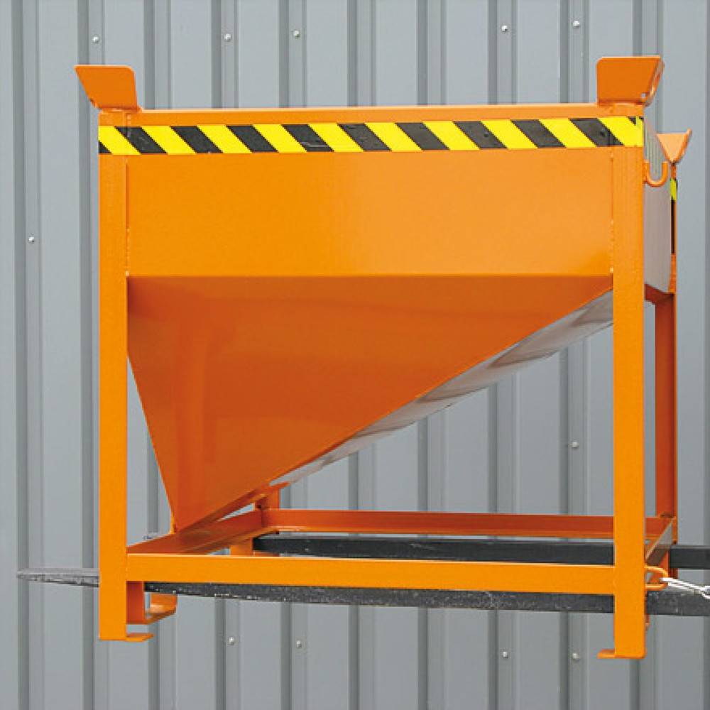 Eichinger® Silobehälter mit Auslaufschieber, 750 Liter feuerverzinkt-4