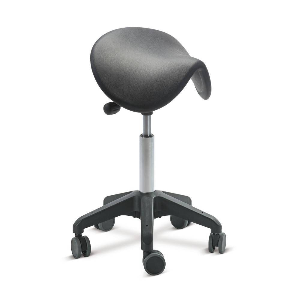 Global Stole A/S Hocker Ergonomic, PU-Sattelsitz, Sitzhöhe 470-600 mm,-0
