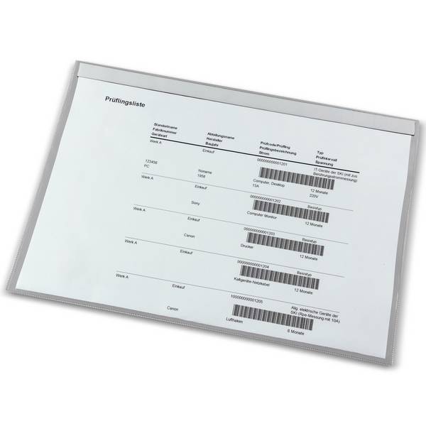 Sichthülle DIN A3, quer, transparent, 10 Stk/VE