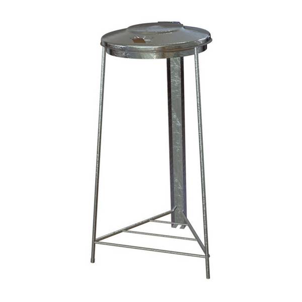 RENNER Müllsackständer Typ 8016 für 120-l-Müllsäcke, stationär, feuerv
