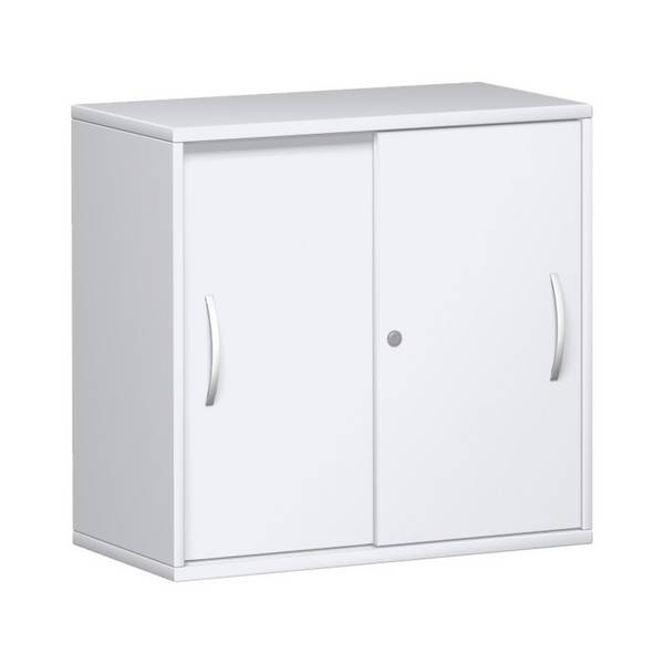 Geramöbel Schiebetürschrank Profi, 2 OH, Breite 800 mm, weiß