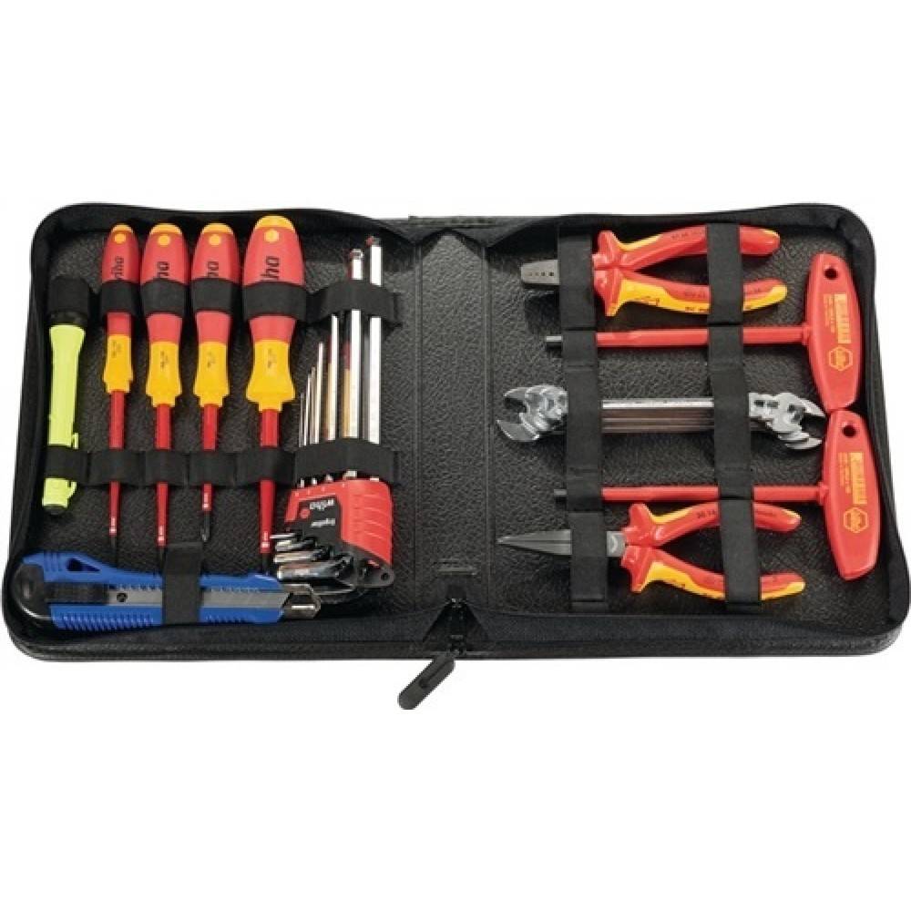 Werkzeugmappe Innen-B480xT20xH255mm Industrieleder schwarz PARAT-0
