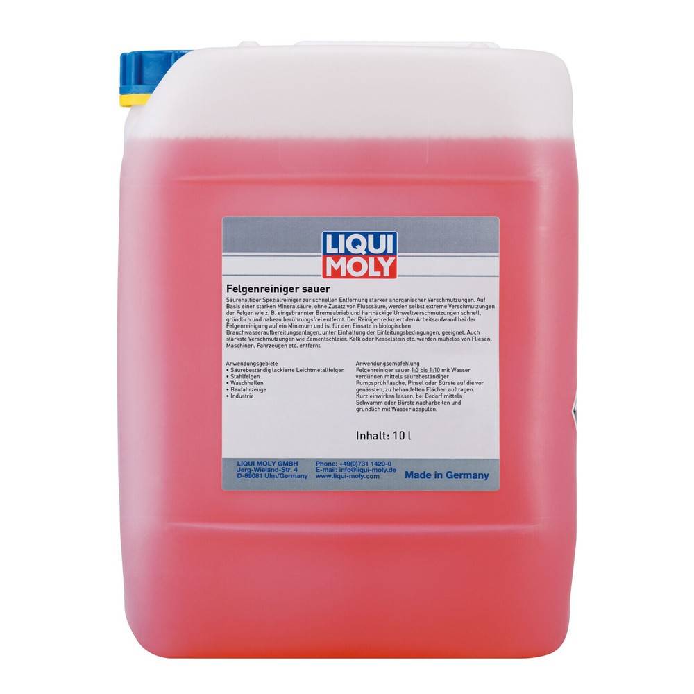 LIQUI MOLY Felgenreiniger sauer 10l 21672-0
