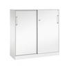 C+P Schiebetürenschrank Asisto, 3 OH, Breite 1.200 mm, verkehrsweiß