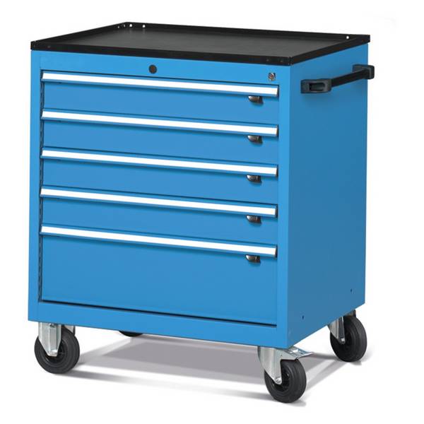 Fami FLEXA mobiler Schubladenschrank, 5 Schubladen, HxBxT 921 x 778 x