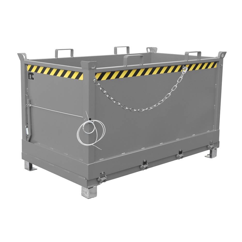 Bauer® Klappbodenbehälter, 3-fach stapelbar, lackiert, Volumen 1,5 m³-0