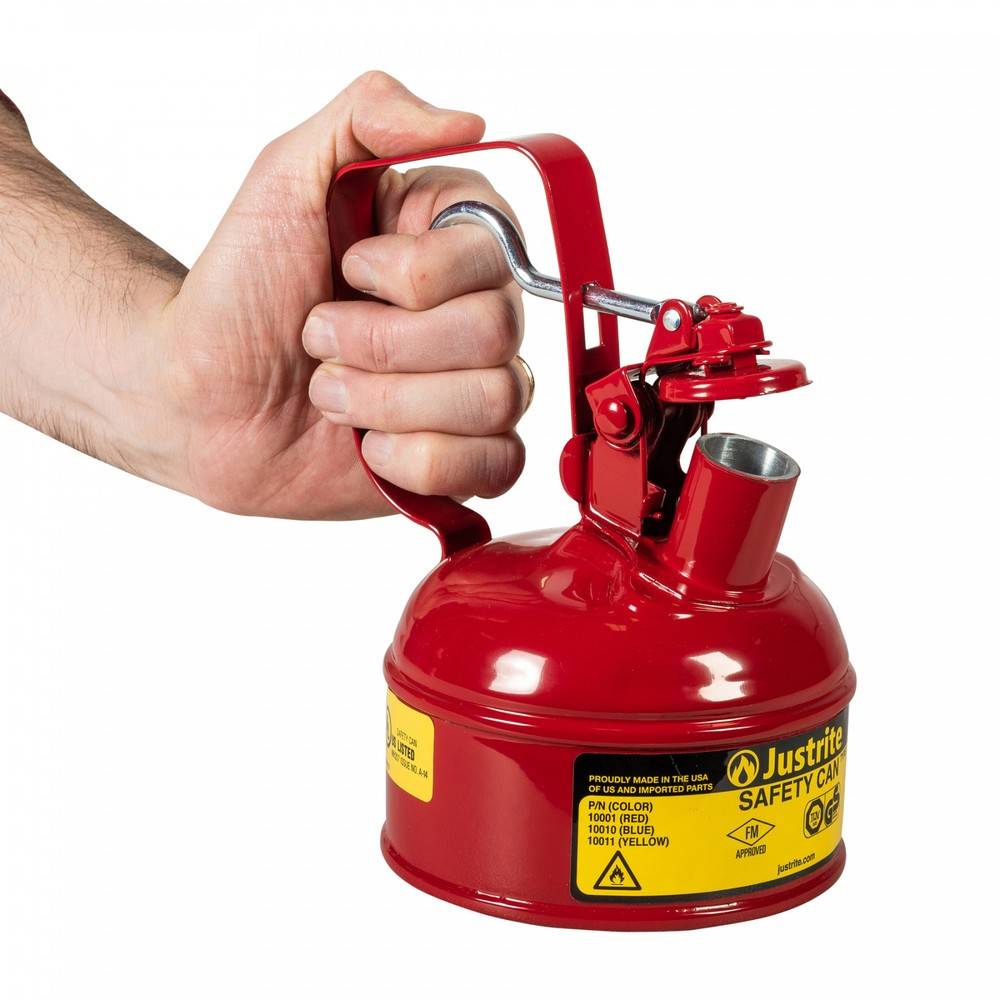 Sicherheitsbehälter Typ I Kapazität 0,5 Liter, rot-2