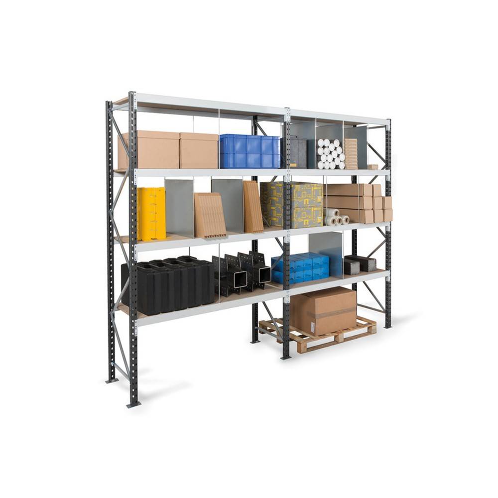 ManOrga Weitspannregal, mit Spanplatten, GF, HxBxT 2.000 x 3.000 x 800-1