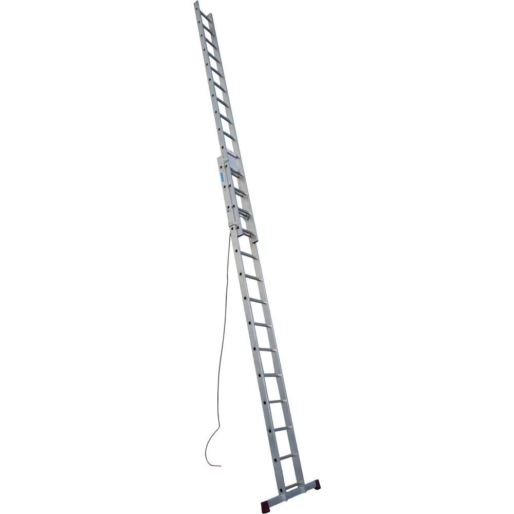KRAUSE® CORDA Seilzug-Anlegeleiter, 2-teilig, Standhöhe 6,63 m-0