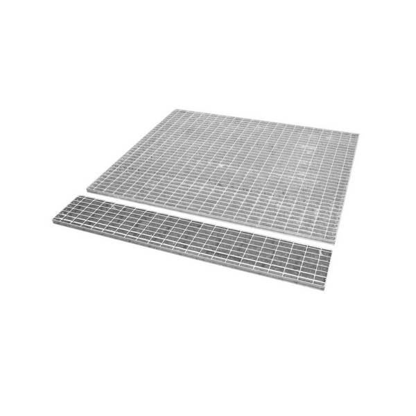 Gitterrost aus Edelstahl für Bauer® Auffangwanne, BxT 1.460 x 1.460 mm