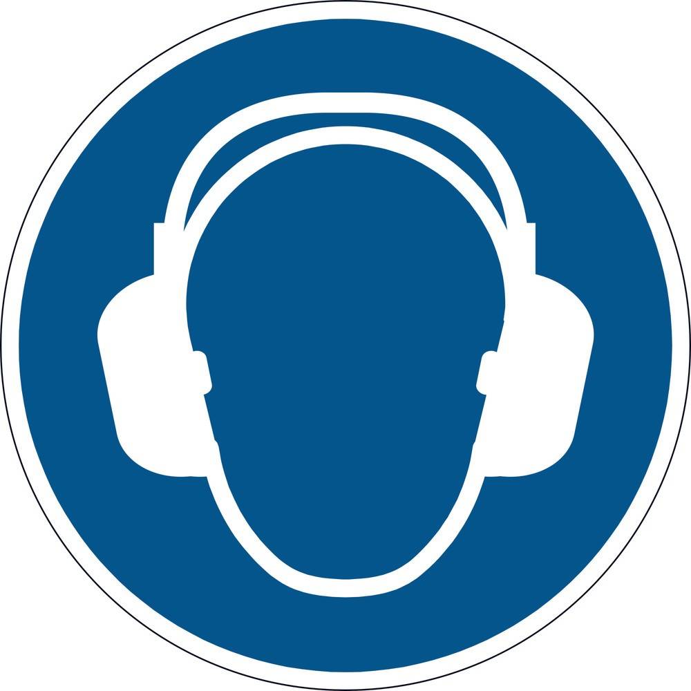 DURABLE Symbol: Gehörschutz benutzen-1