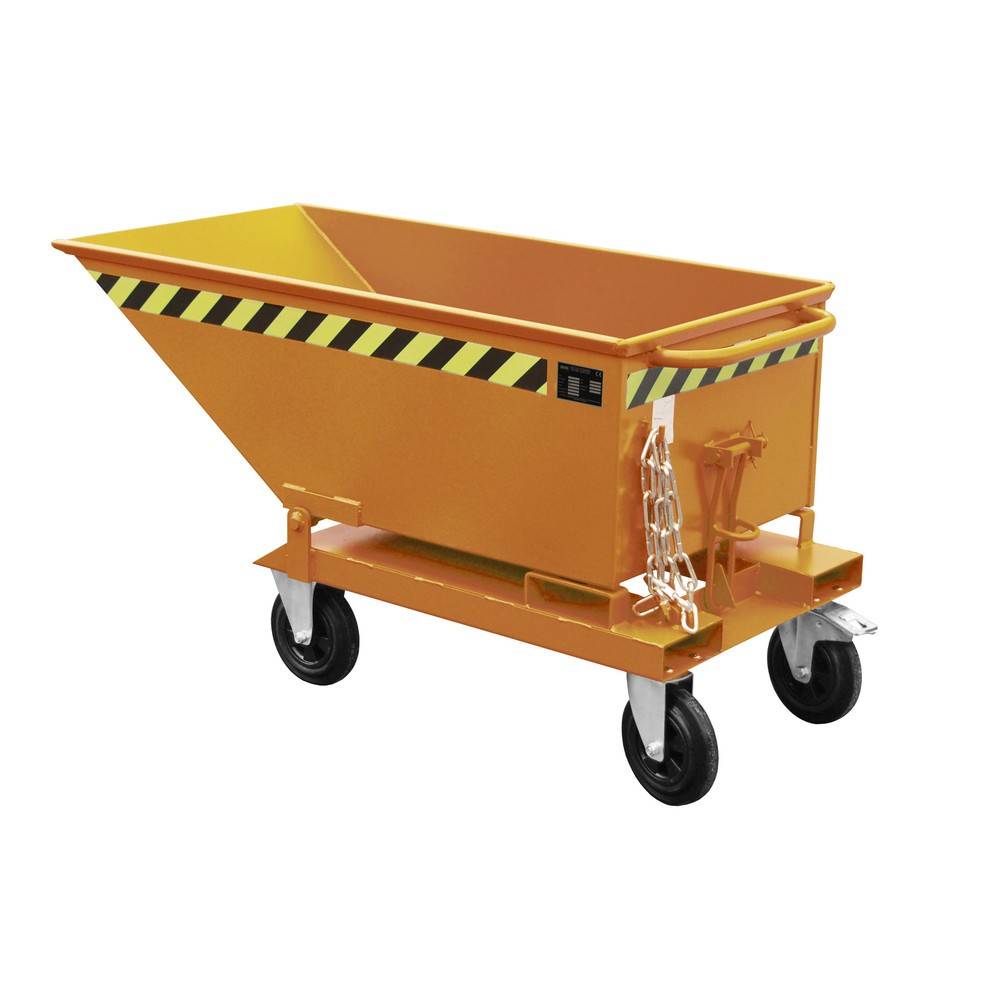 Bauer® Muldenkipper, niedrige Mulde, lackiert, Volumen 0,25 m³-0