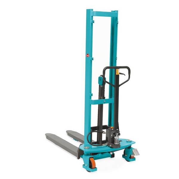 Hydraulik-Stapler Ameise® PSM 1.0 mit Schnellhub, Einfach-Mast, Hubhöh
