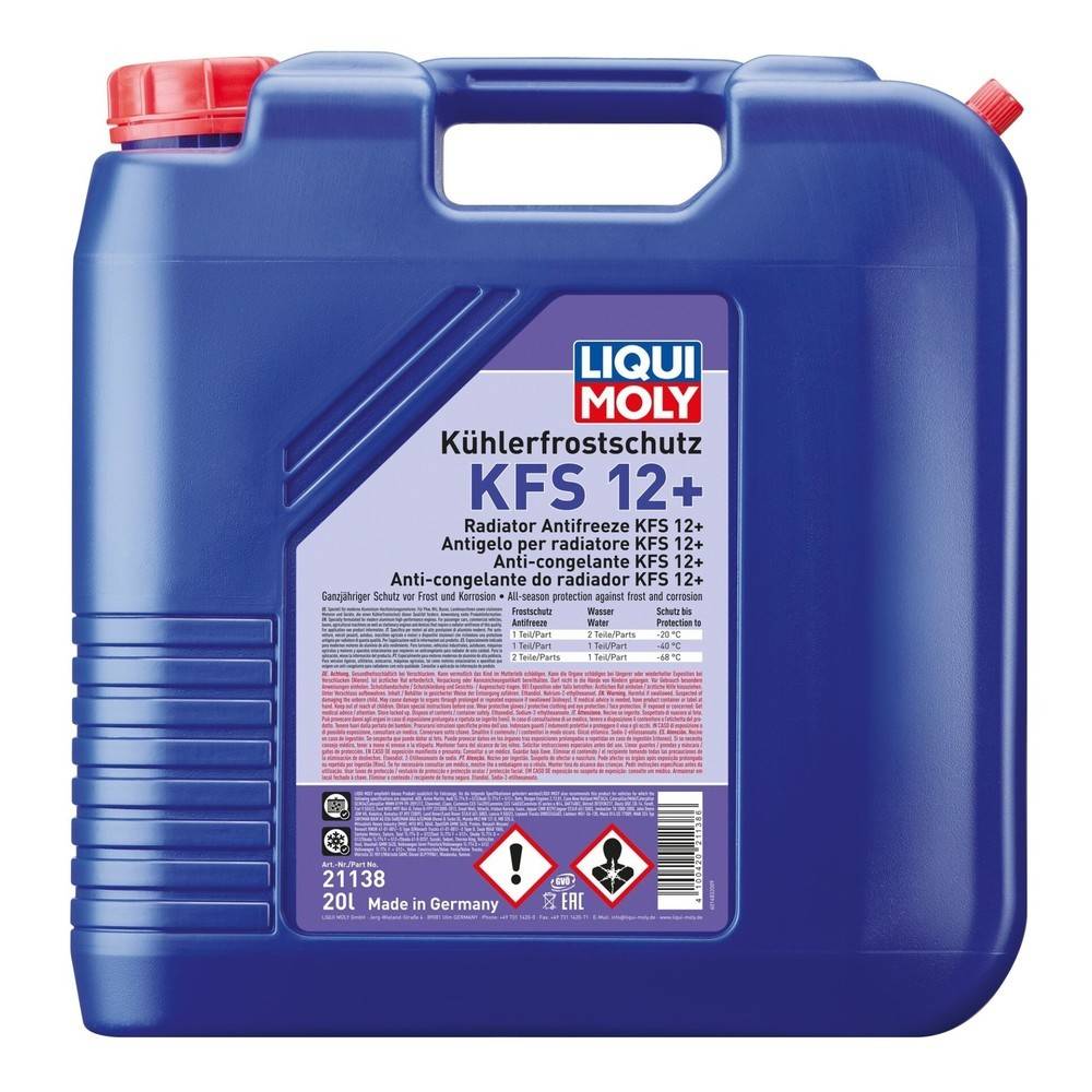 Kühlerfrostschutz KFS 12+, 1 Stück je 20 l-1