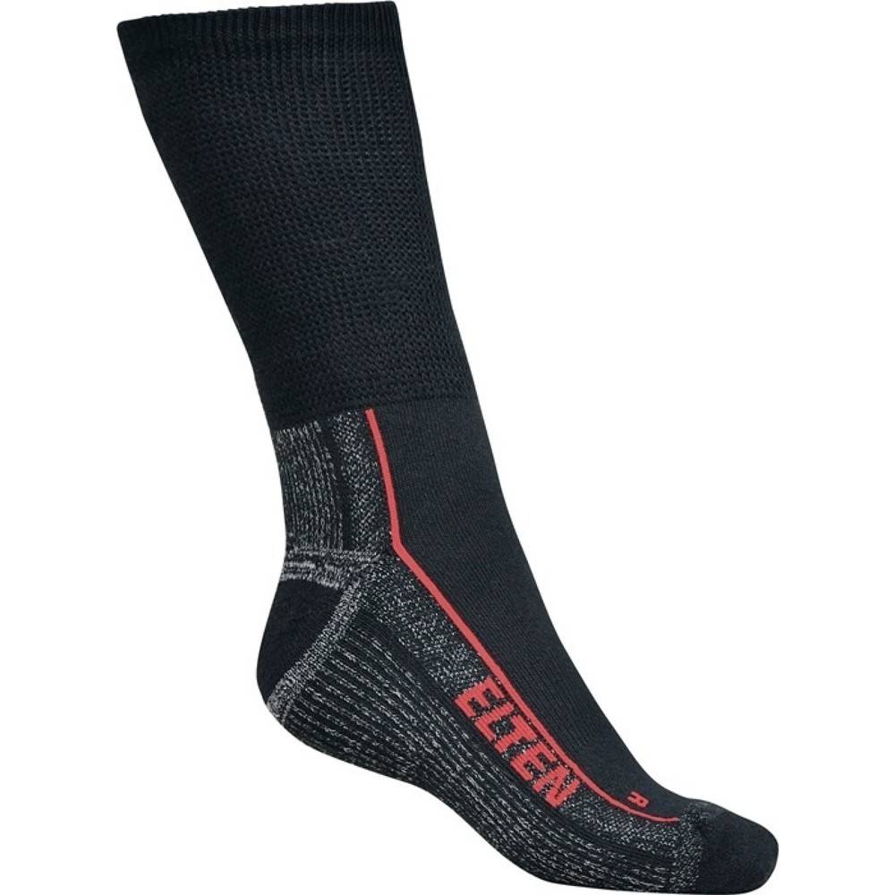 ELTEN Funktionssocke Perfect Fit Socks ESD (Carbon), Größe 35-38 schwa-0