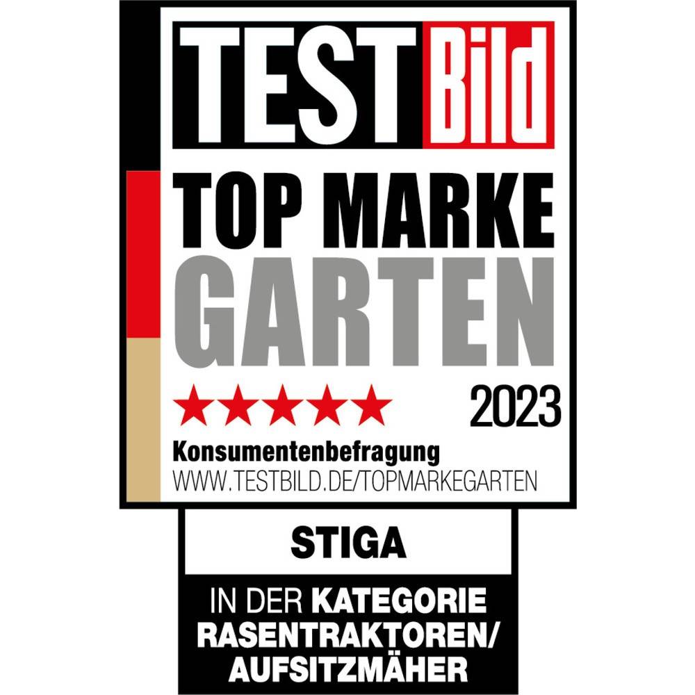 STIGA Benzin-Rasentraktor Estate 598 W, Heckauswurf-1