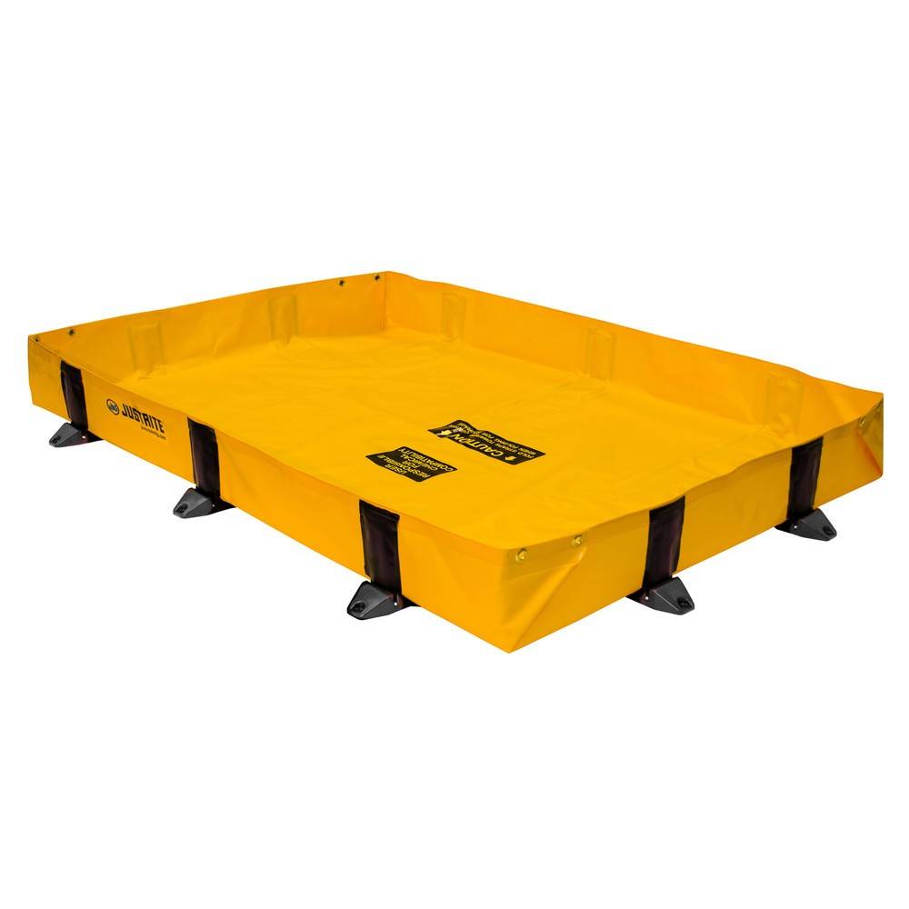 Justrite® Falt-Auffangwanne aus Polyester QuickBerm® Lite, Kapazität 4-0